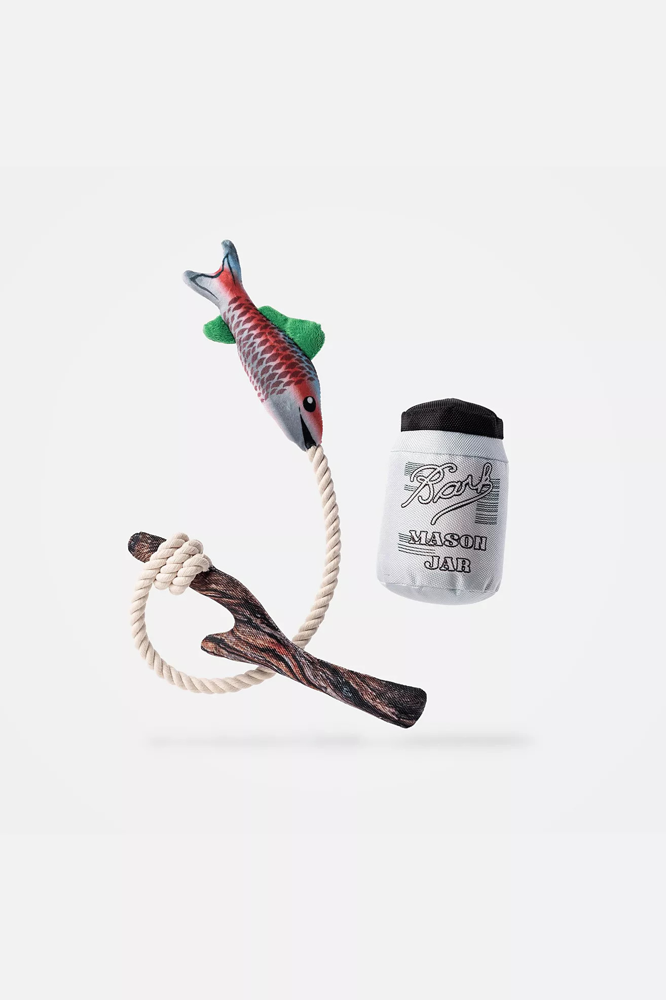 Silver Paw Fish and Mason Jar Dog Toy | Free People (Global - UK&FR Excluded)