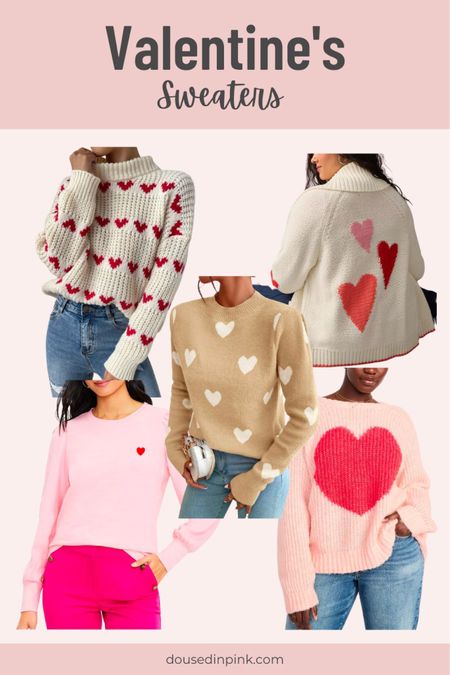 Valentine’s Day pullover and cardigan sweaters.


#LTKunder100 #LTKunder50 #LTKSeasonal