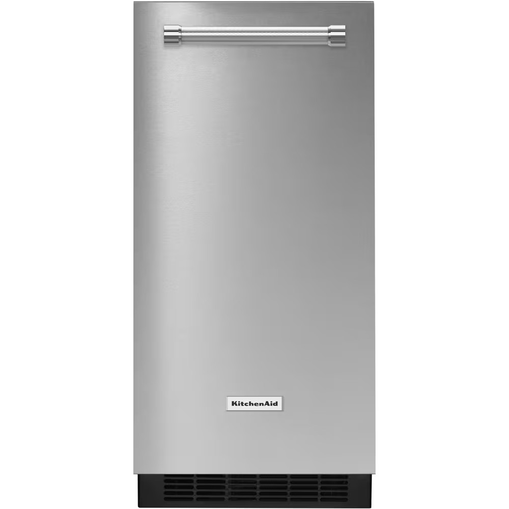 KitchenAid 15" 22.8-Lb. Built-In Icemaker Stainless Steel KUIX335HPS - Best Buy | Best Buy U.S.