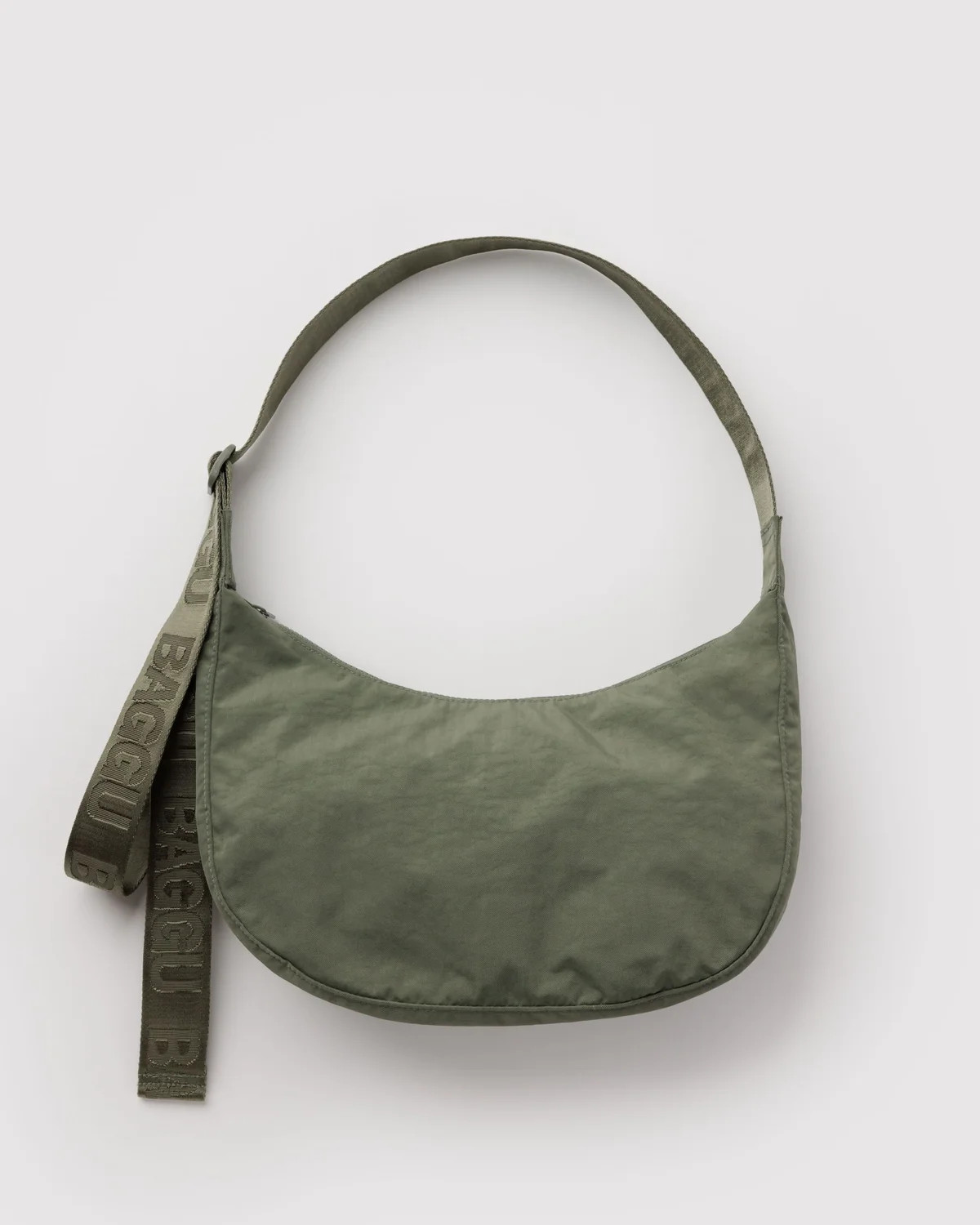 Medium Nylon Crescent Bag Caper - Baggu | BAGGU