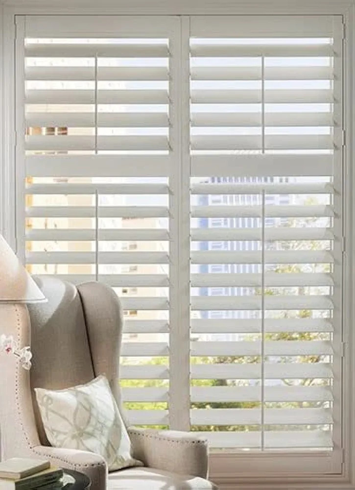 SUNCRAFT SHUTTERS-Plantation Shutters-Interior-Window COVERINGS-Custom Made in 10 Days- DIY Insta... | Amazon (US)