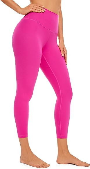 CRZ YOGA Womens Butterluxe High Waisted Lounge Capri Leggings 17'' / 19'' / 23'' - Workout Buttery S | Amazon (US)