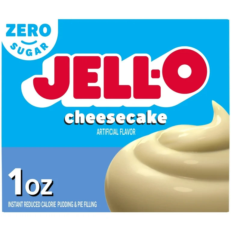 Jell-O Cheesecake Sugar Free Fat Free Instant Pudding Mix & Pie Filling, 1 oz. Box | Walmart (US)