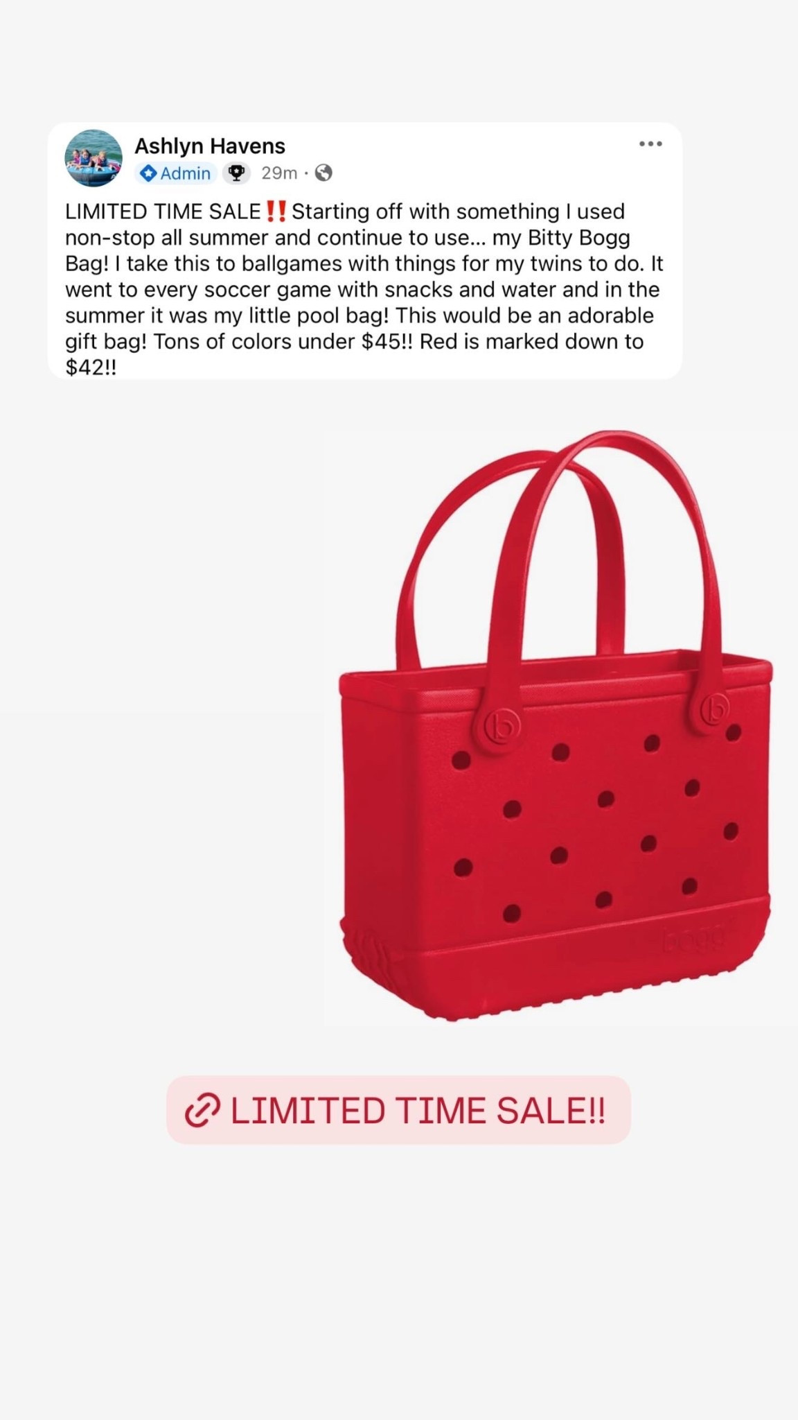 Runnn these are on Limited Time Sale!! 

Bogg bag / Black Friday / sale / bitty Bogg bag 

#LTKCyberWeek #LTKFindsUnder100 #LTKFindsUnder50