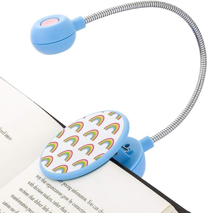 WITHit Dabney Lee Clip On Book Light – Rainbow – LED Reading Light for Books and eBooks, Dimm... | Amazon (US)
