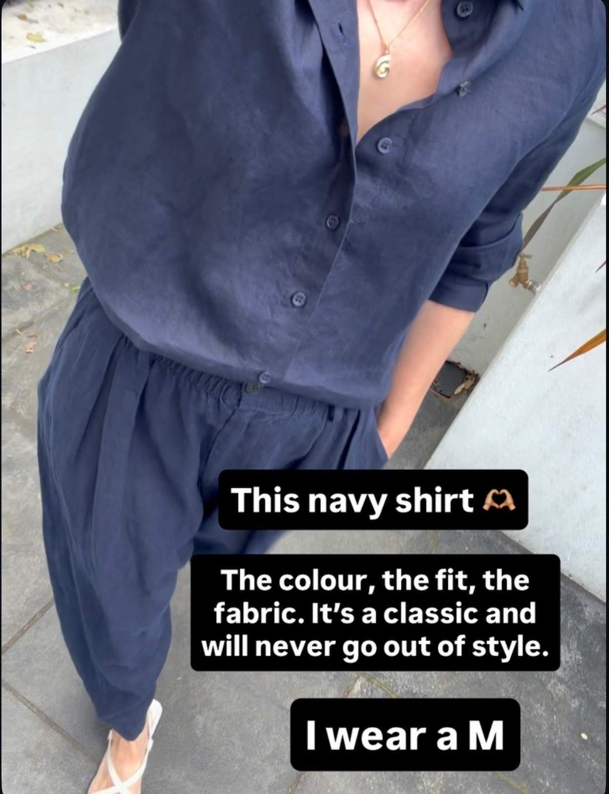 Navy linen is timeless and classic. This shirt is one I’ll wear year after year x

#LTKsummer #LTKstyletip #LTKover50style