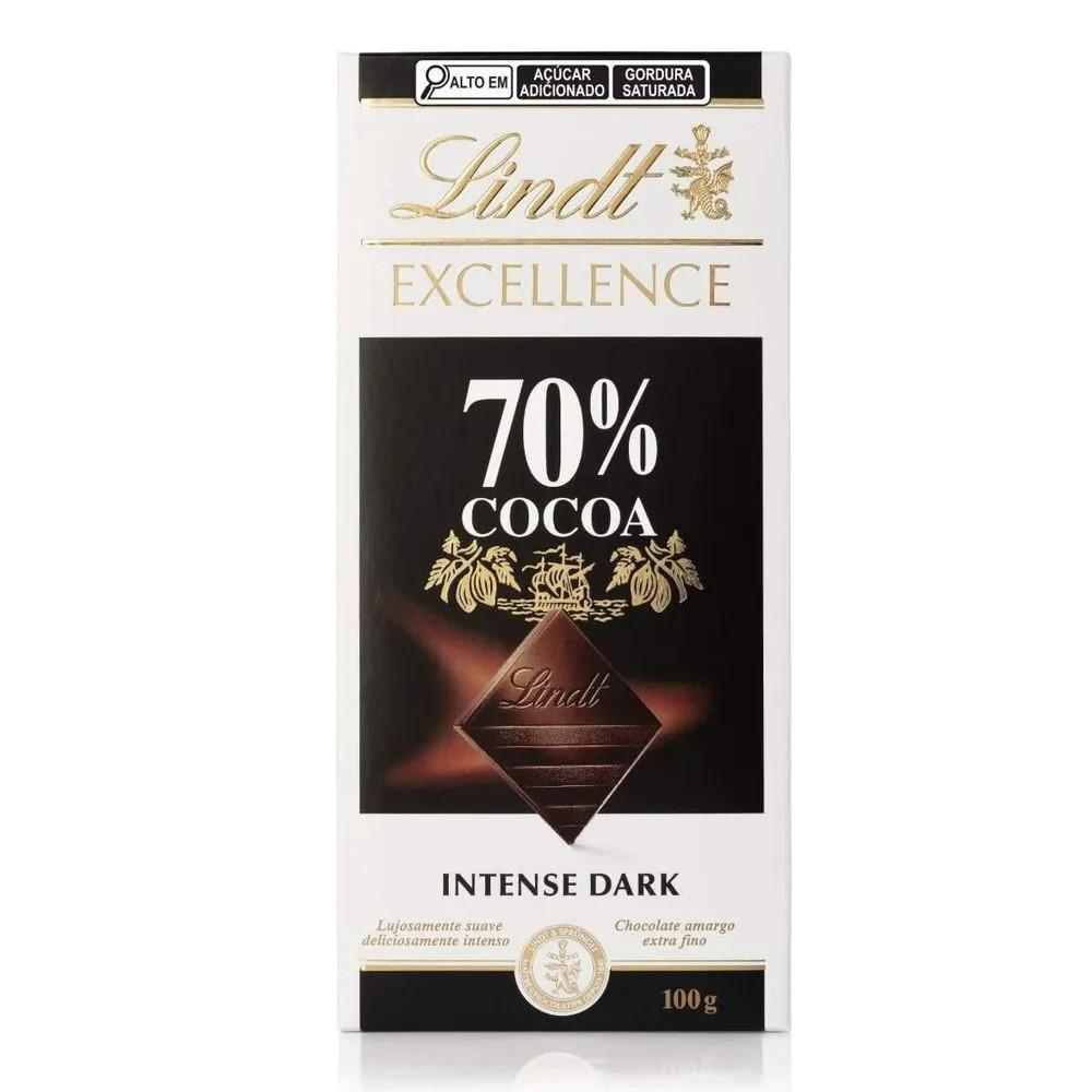 Barra de Chocolate Lindt Excellence 70% Dark 100g em Promoção | Ofertas na Americanas | Americanas (BR)