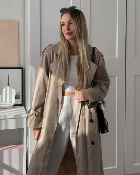 15/30 Days of Winter Outfits in Australia. An all white look with a trench coat thrown over, super easy outfit to throw on! Watch on tiktok here: https://www.tiktok.com/t/ZSLx5Wn2g/ 

#LTKaustralia #LTKSeasonal #LTKstyletip