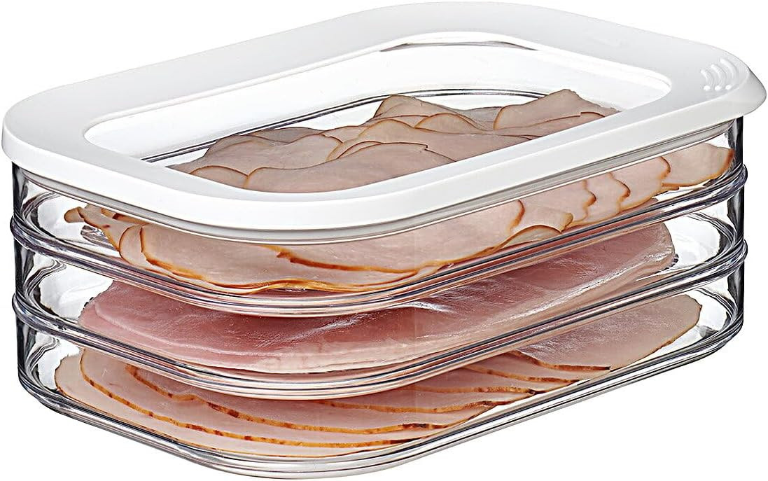 Mepal Modula Rounded Food Storage Box with Lid Set of 3 | Ideal for Cold Cuts, Cheese, and More |... | Amazon (US)