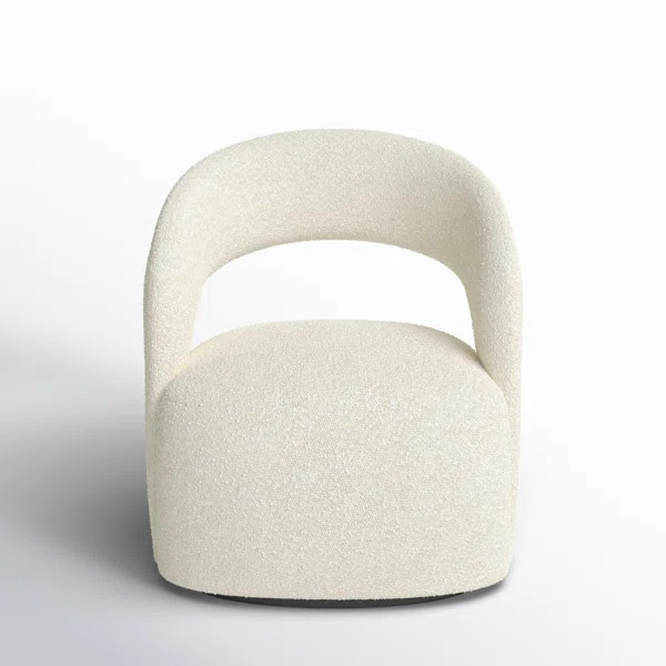 Teo Upholstered Swivel Club Chair | AllModern
