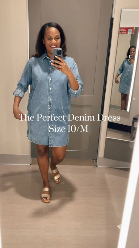 This Jean dress is the perfect dress for every body type. Easy to dress up or down and majorly on sale!!



#LTKxTarget #LTKsalealert #LTKSeasonal