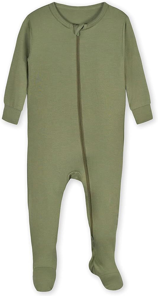 Gerber Unisex Baby Toddler Buttery-Soft Snug Fit Footed Pajamas with Viscose Made with Eucalyptus | Amazon (US)