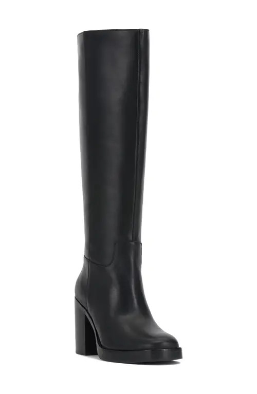 Vince Camuto Gibi Knee High Boot in Black Black at Nordstrom, Size 11 Ext Calf | Nordstrom
