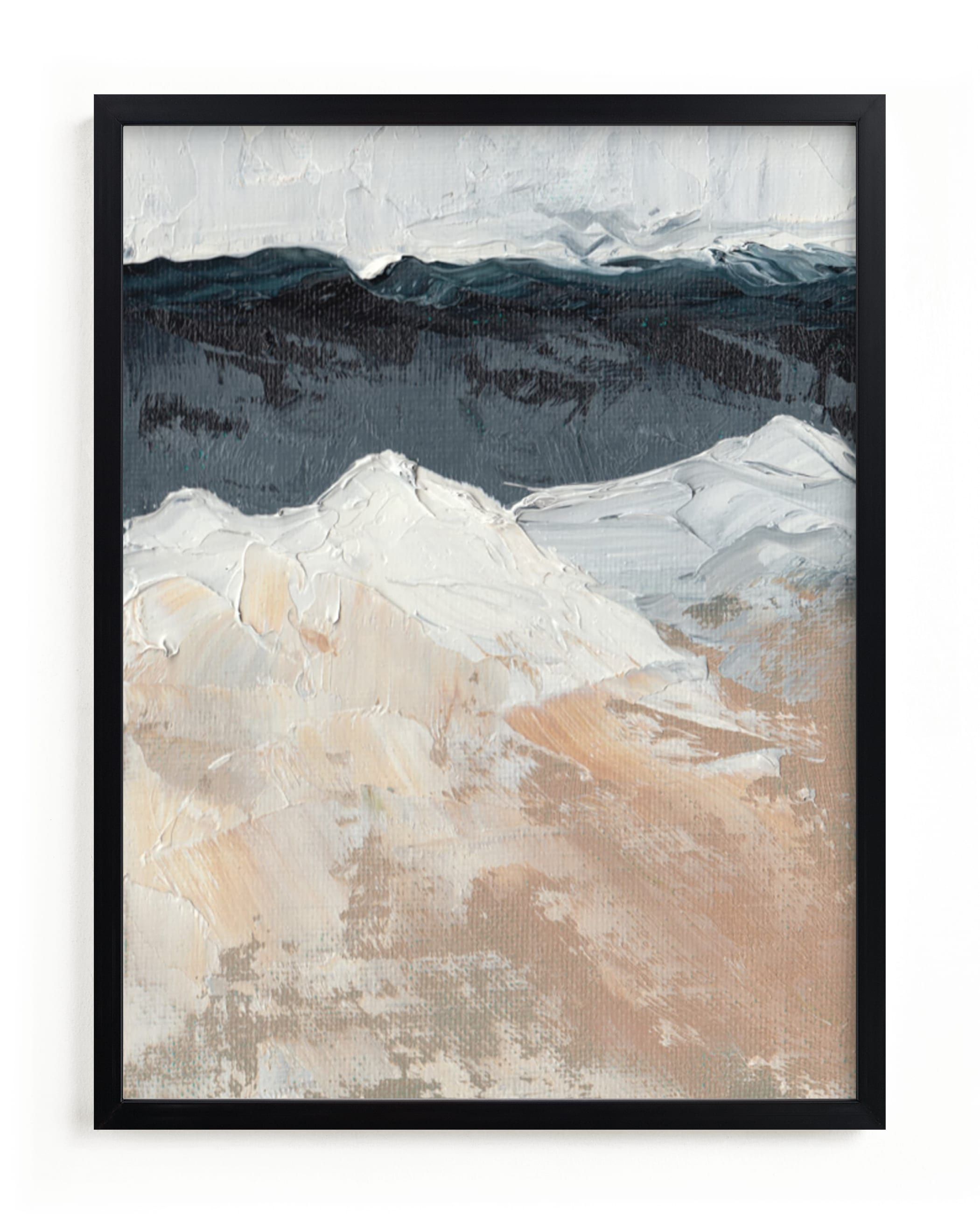 "Mountain Movements" - Painting Limited Edition Art Print by Kristen Franklin. | Minted