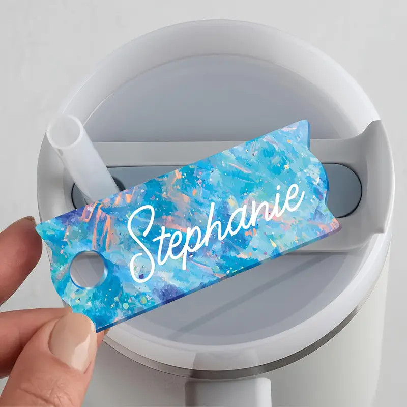 1pc, Personalized Tumbler Name Plates Colorful Custom Name Tag For Stanley H2.0 40 Oz Tumblers, T... | Temu Affiliate Program
