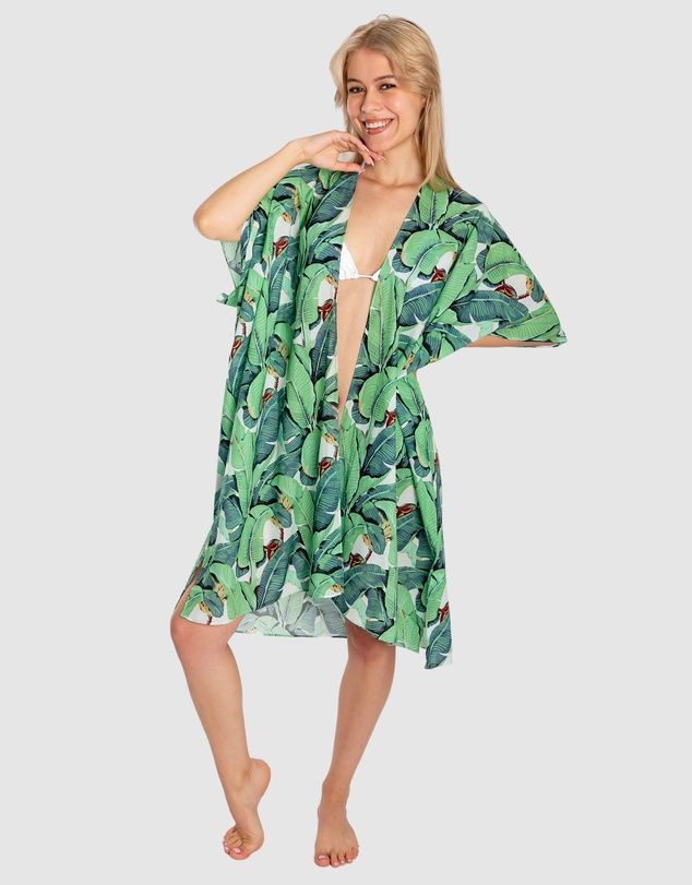 Martinique Banana Leaf Cover Up | THE ICONIC (AU & NZ)