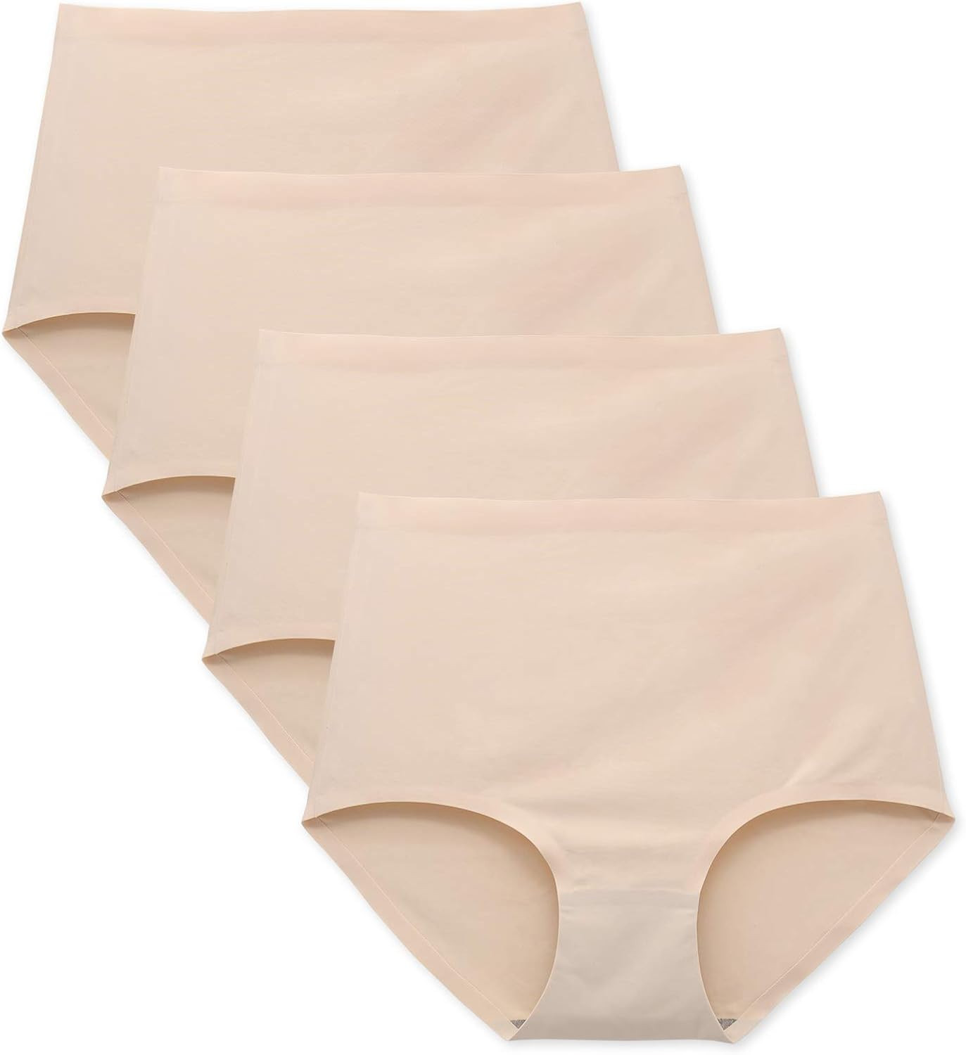 FallSweet No Show High Waist Briefs Underwear for Women Seamless Panties | Amazon (US)