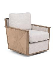28.5x33 Swivel Norman Accent Chair | TJ Maxx