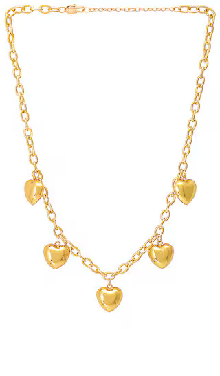Hearts Necklace in Gold | Revolve Clothing (Global)