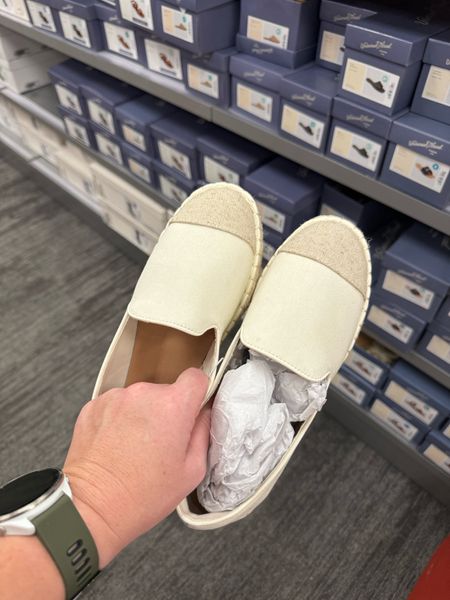 Looking for the perfect everyday shoe for spring and summer, this pair from Target are perfect! You can dress them up or down and they run TTS! They are currently 20% off making them $19.99! 

#LTKfindsunder50 #LTKshoecrush #LTKsalealert