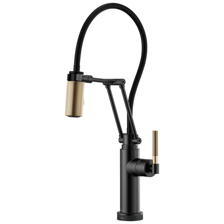 Litze® Pull Down Touch Single Handle Kitchen Faucet with Accessories | Wayfair North America