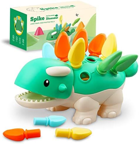 Toddler Montessori Toys Learning Activities Educational Dinosaur Games - Baby Sensory Fine Motor ... | Amazon (US)