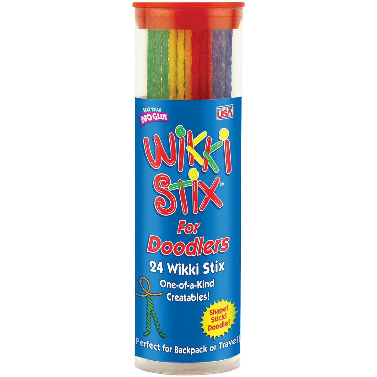 Wikki Stix for Doodlers - Kid's Travel Essential: Portable Creativity On-The-Go! Pack of 24 Wikki... | Amazon (US)