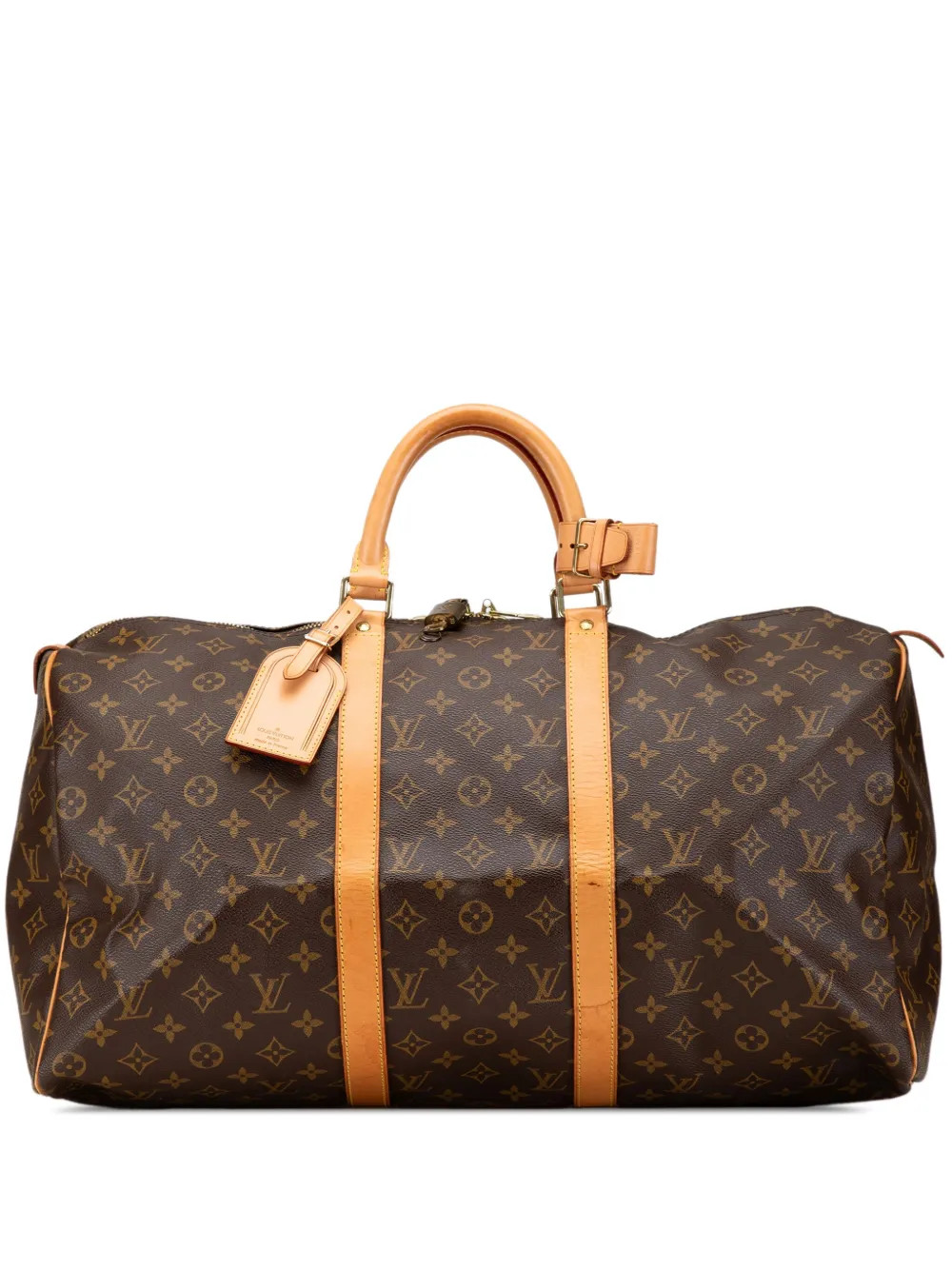 Louis Vuitton Pre-Owned 2001 Monogram Keepall 50 Travel Bag | FARFETCH UK | Farfetch Global