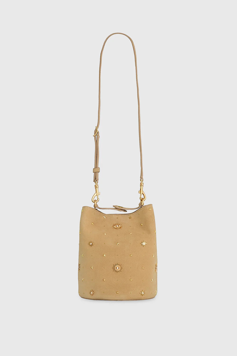 Evil Eye Studded Bucket | Rebecca Minkoff