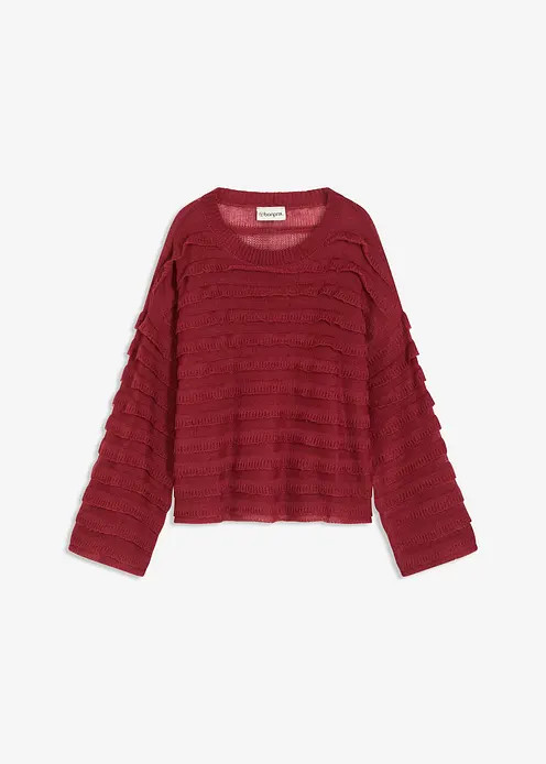 Ein modernes Must-Have im halbtransparenten Look! - rot | bonprix | Bonprix DE