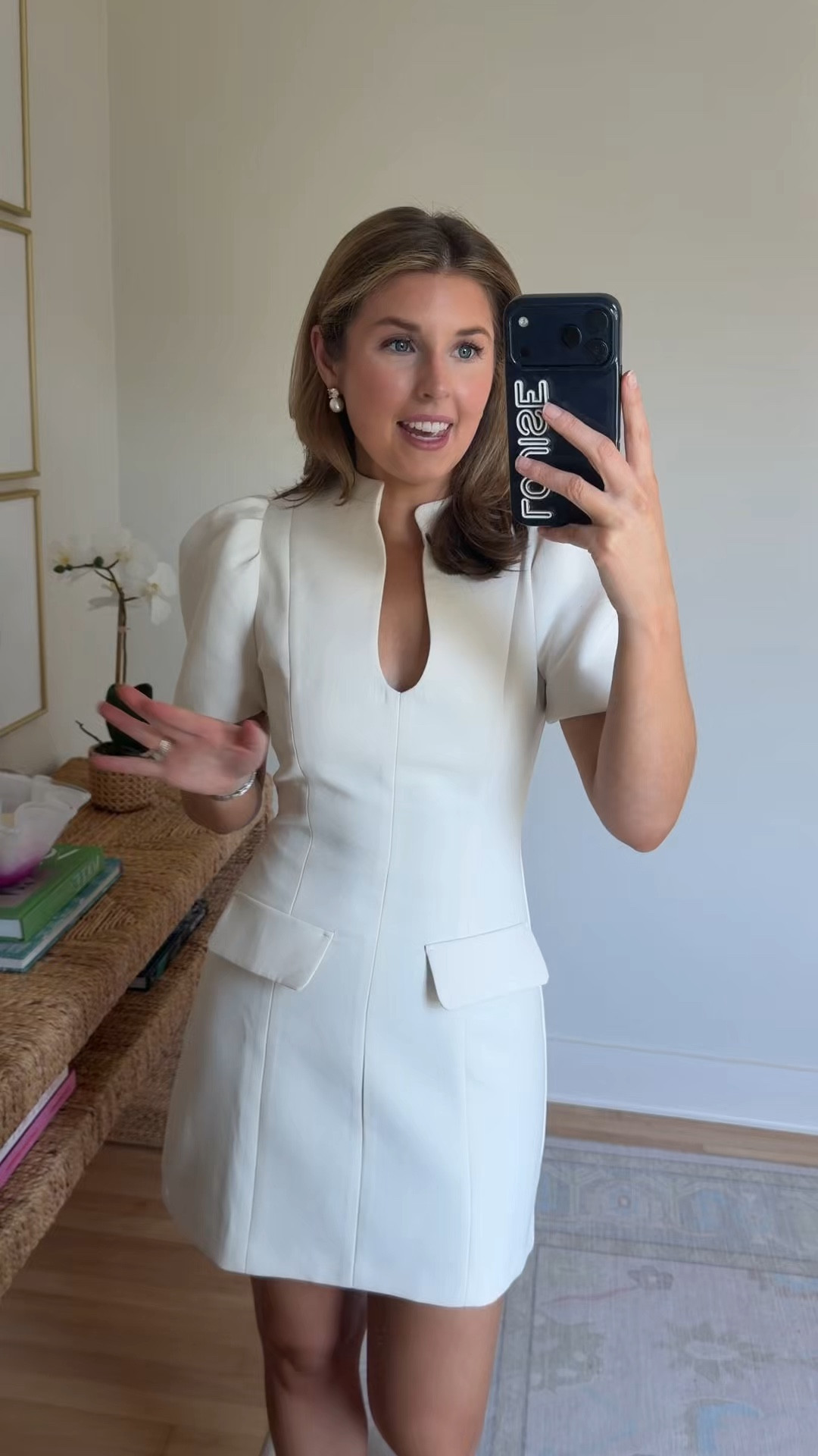 Classic white LWD perfect for graduation! Wearing a S