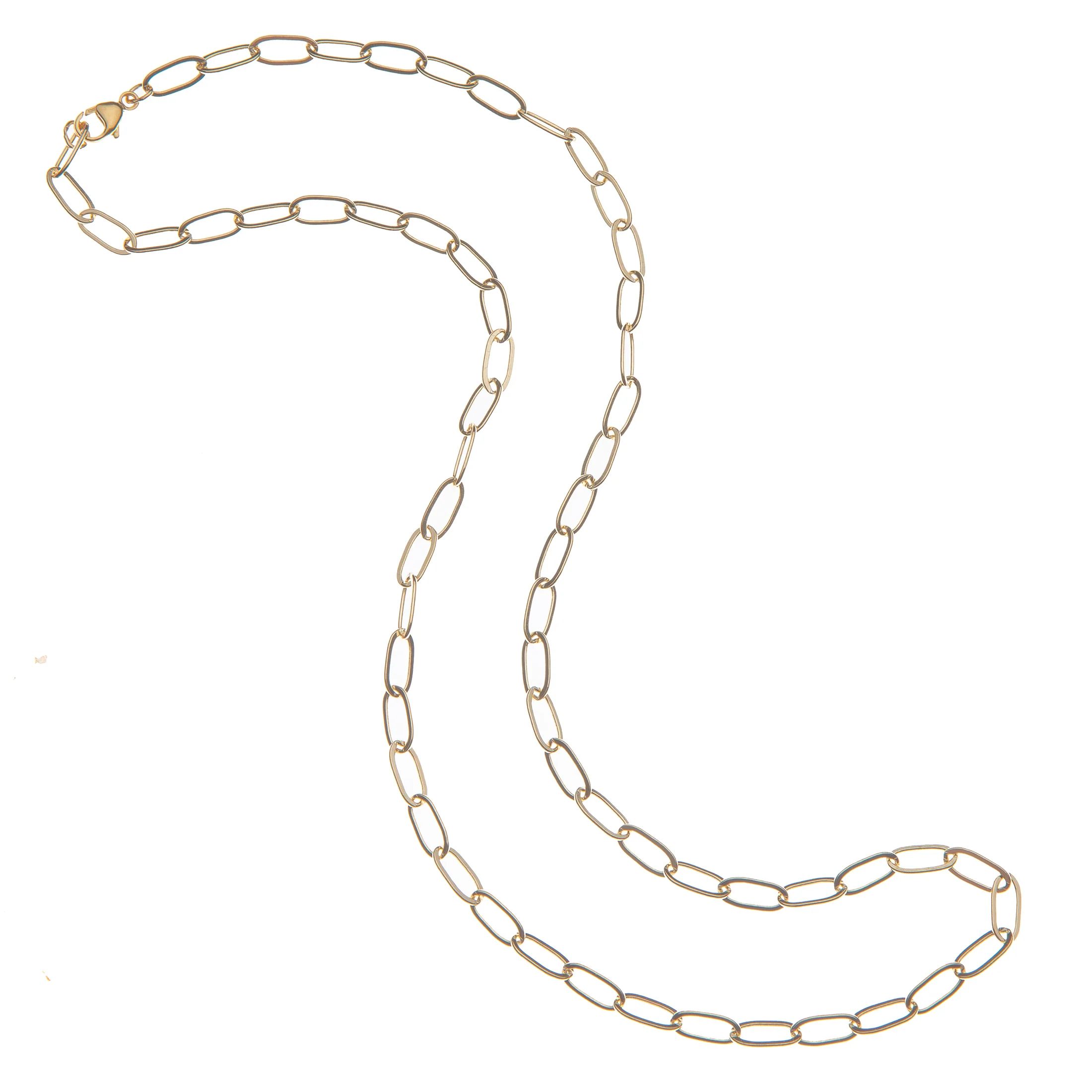 Gold Drawn Link 18" - 20" Chain | Jane Win