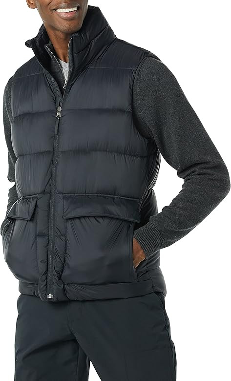 Amazon Essentials Men's Water-Resistant Sherpa-Lined Puffer Vest | Amazon (US)