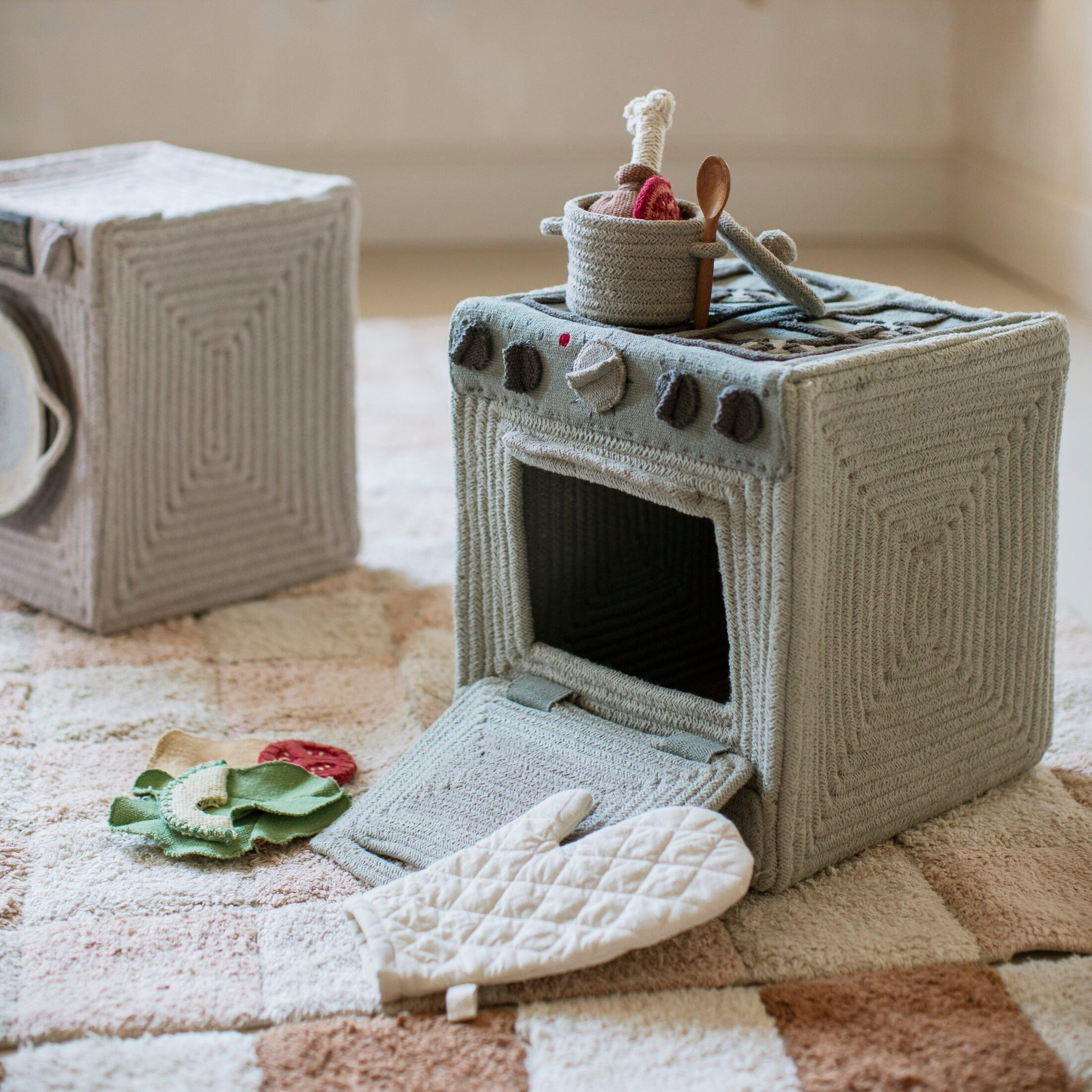 LORENA CANALS | Play Basket Kitchen - Natural / 1' x 1' 1"" x 11 | Janie and Jack