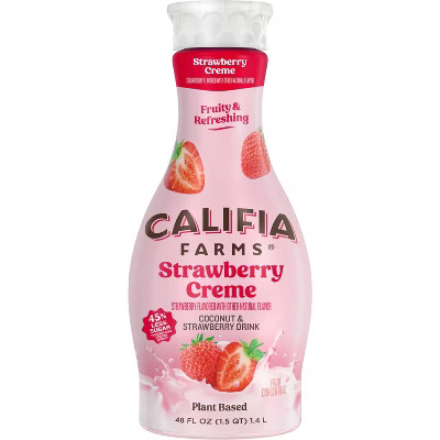 Califia Farms Strawberry Creme Refresher - 48 fl oz | Target