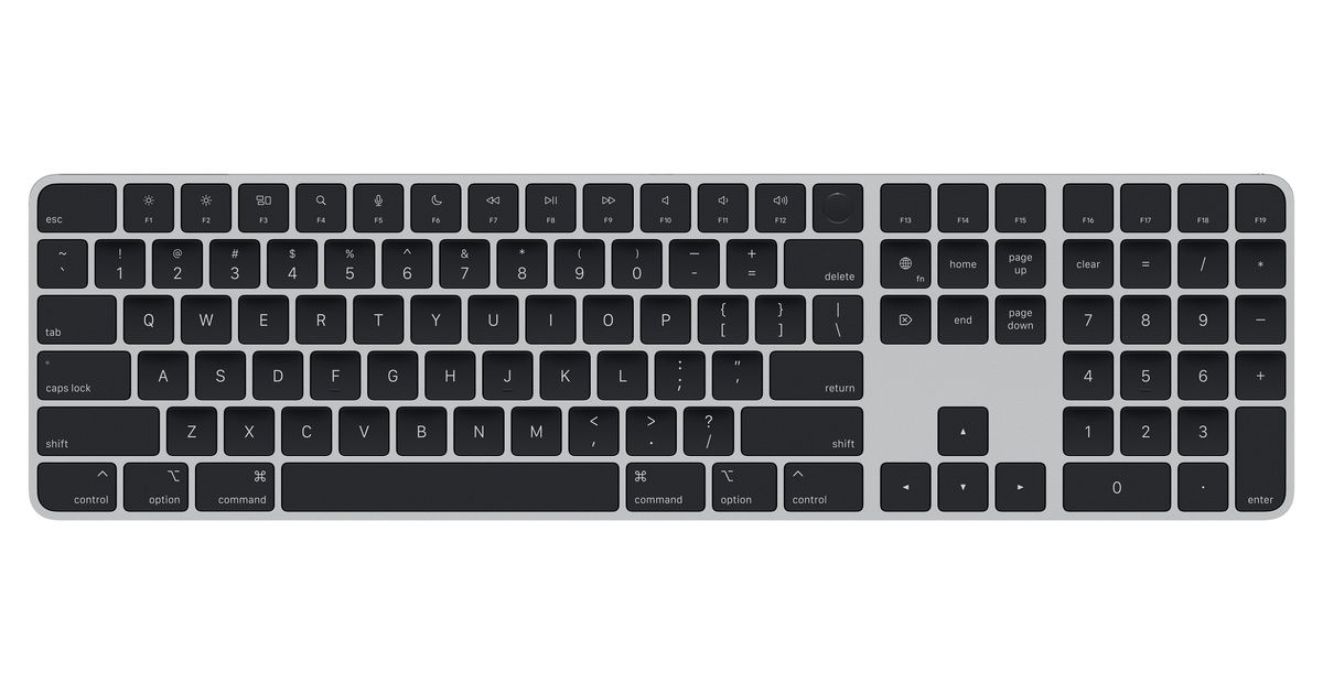 Magic Keyboard with Touch ID and Numeric Keypad for Mac models with Apple silicon - US English - ... | Apple (US)