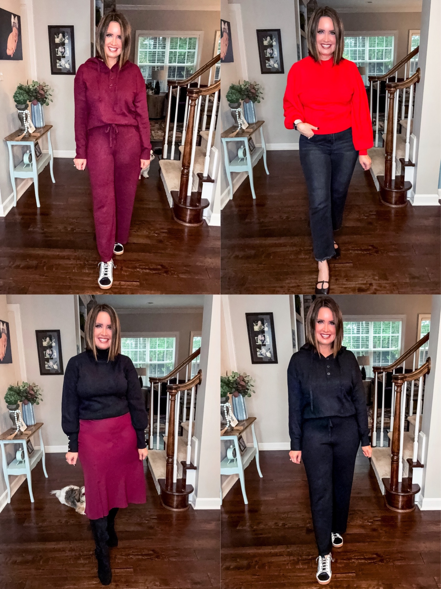 Walmart new arrivals 
These are so good & will sell out!

2 piece set - medium 
Skirt - medium 
Both sweaters - small 

(I linked some similar black flats & black jeans from Walmart in addition to the ones I’m wearing)

#LTKOver40 #LTKFindsUnder50 #LTKStyleTip