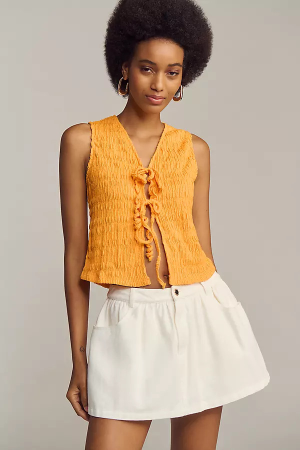Front-Tie Tank Top | Anthropologie (US)