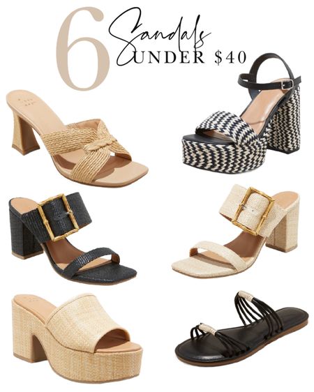 6 sandals for spring and summer under $40 that just might become a staple in your closet.

#SpringShoes #Sandals #SummerShoes #StyleOnABudget #TargetStyle 

#LTKfindsunder50 #LTKSeasonal #LTKshoecrush