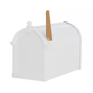 Streetside Mailbox in White | The Home Depot