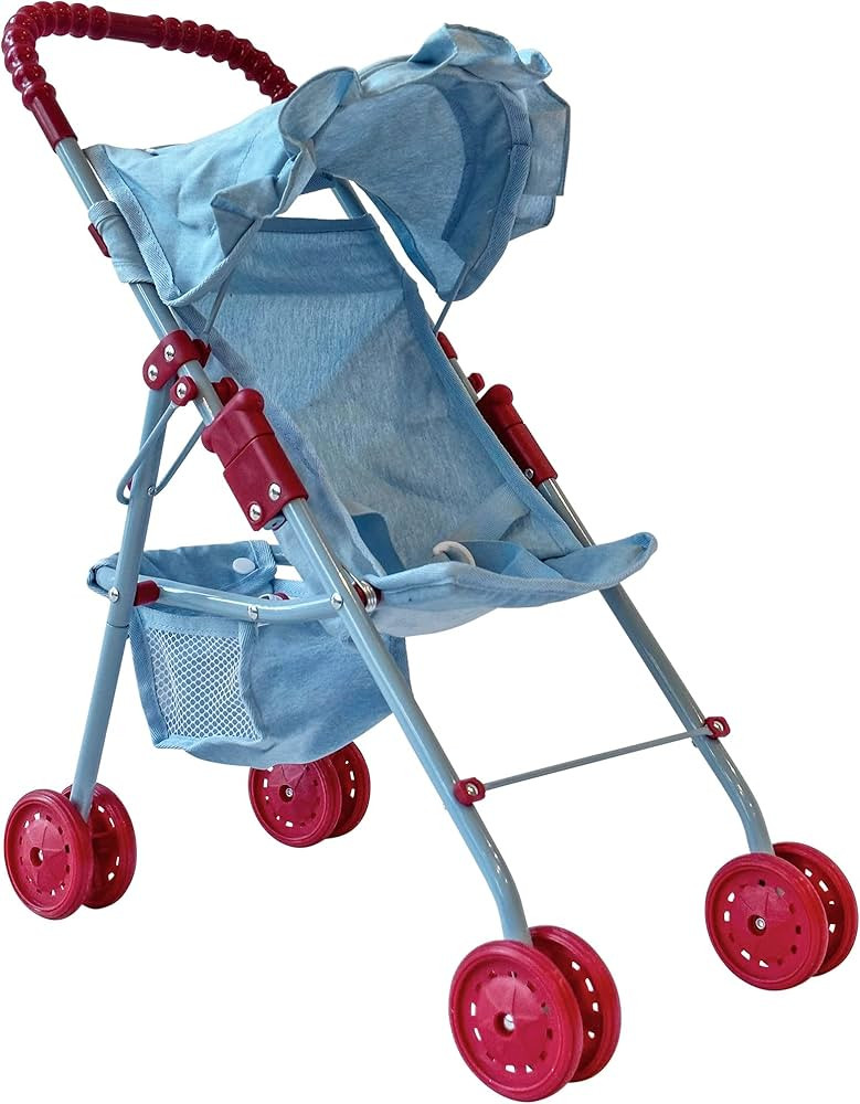 My First Baby Doll Stroller for Toddlers 3 Year Old Girls, Little Kids | Folding Baby Stroller fo... | Amazon (US)