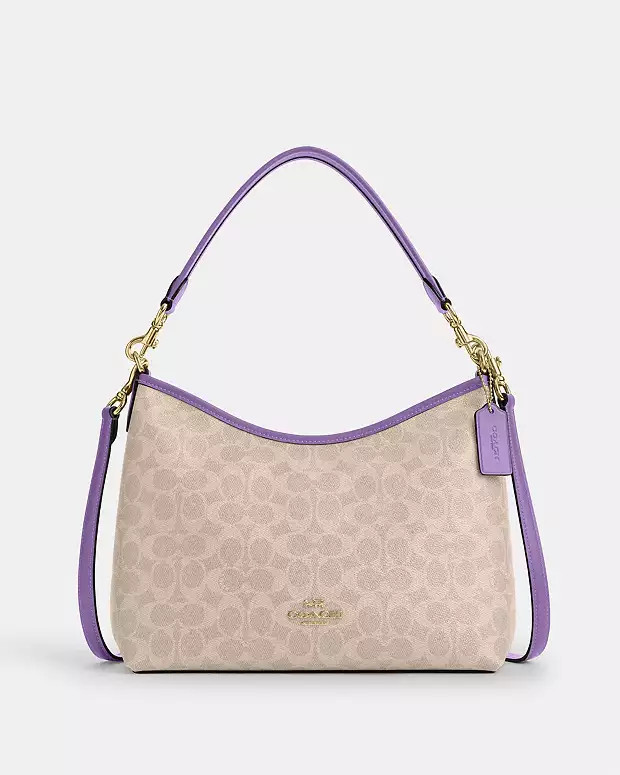 Laurel Shoulder Bag In Signature Canvas | Coach Outlet US