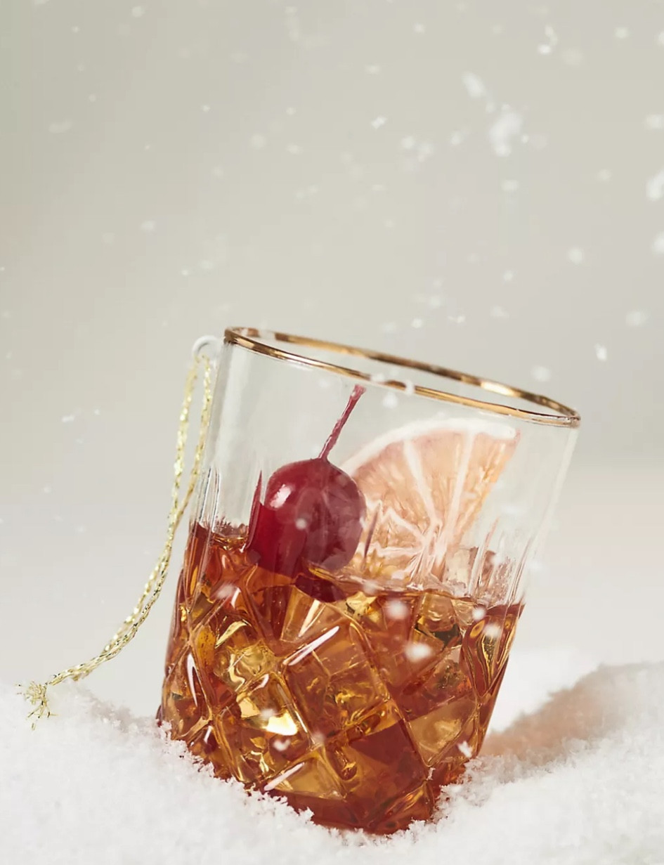 The cutest little cocktail ornament from #Anthropologie 🥃

#cocktail #ornament #holiday #holidayseason 

#LTKStyleTip #LTKFindsUnder50 #LTKHome