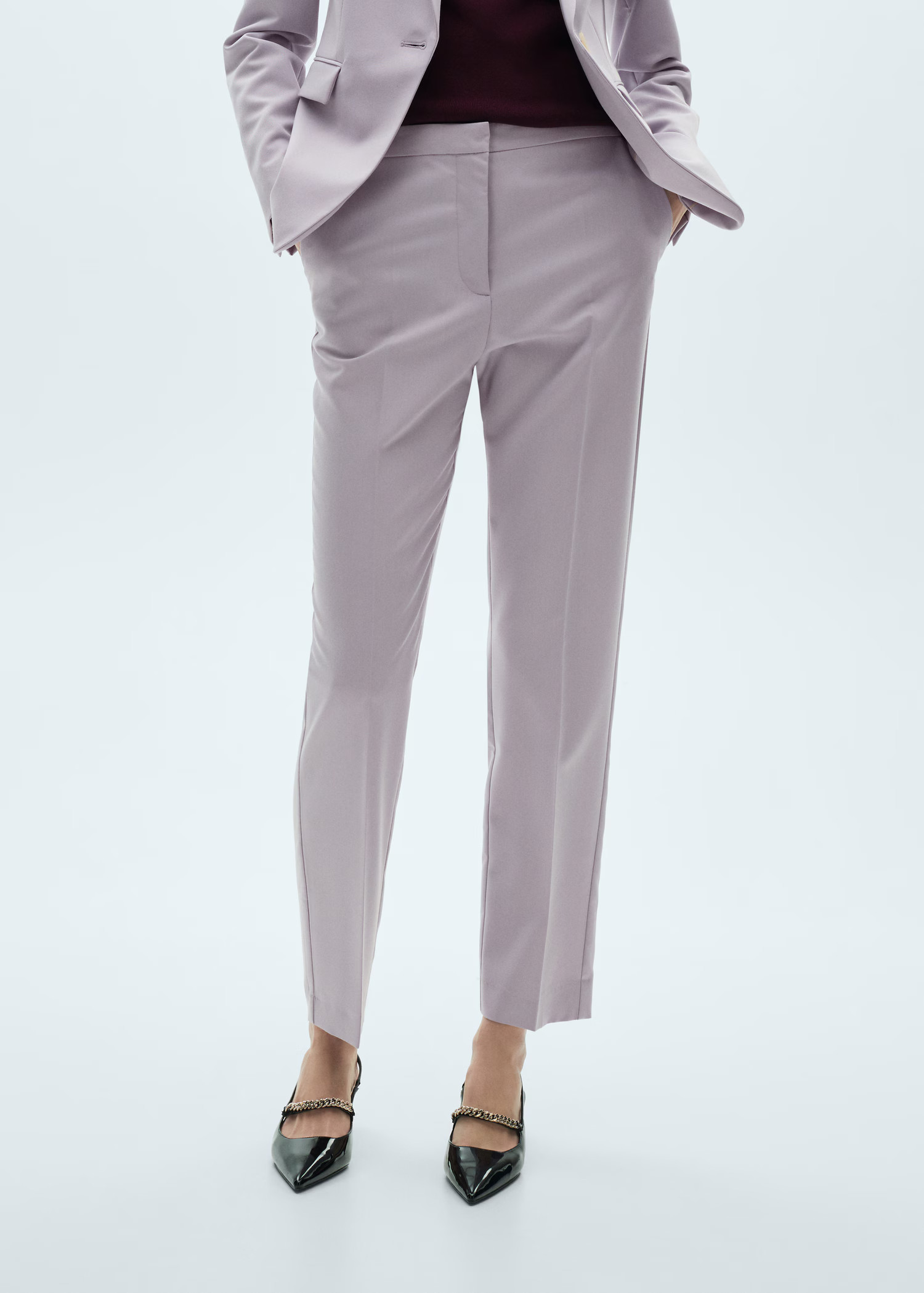 Straight suit trousers - Women | MANGO United Kingdom | MANGO (UK)