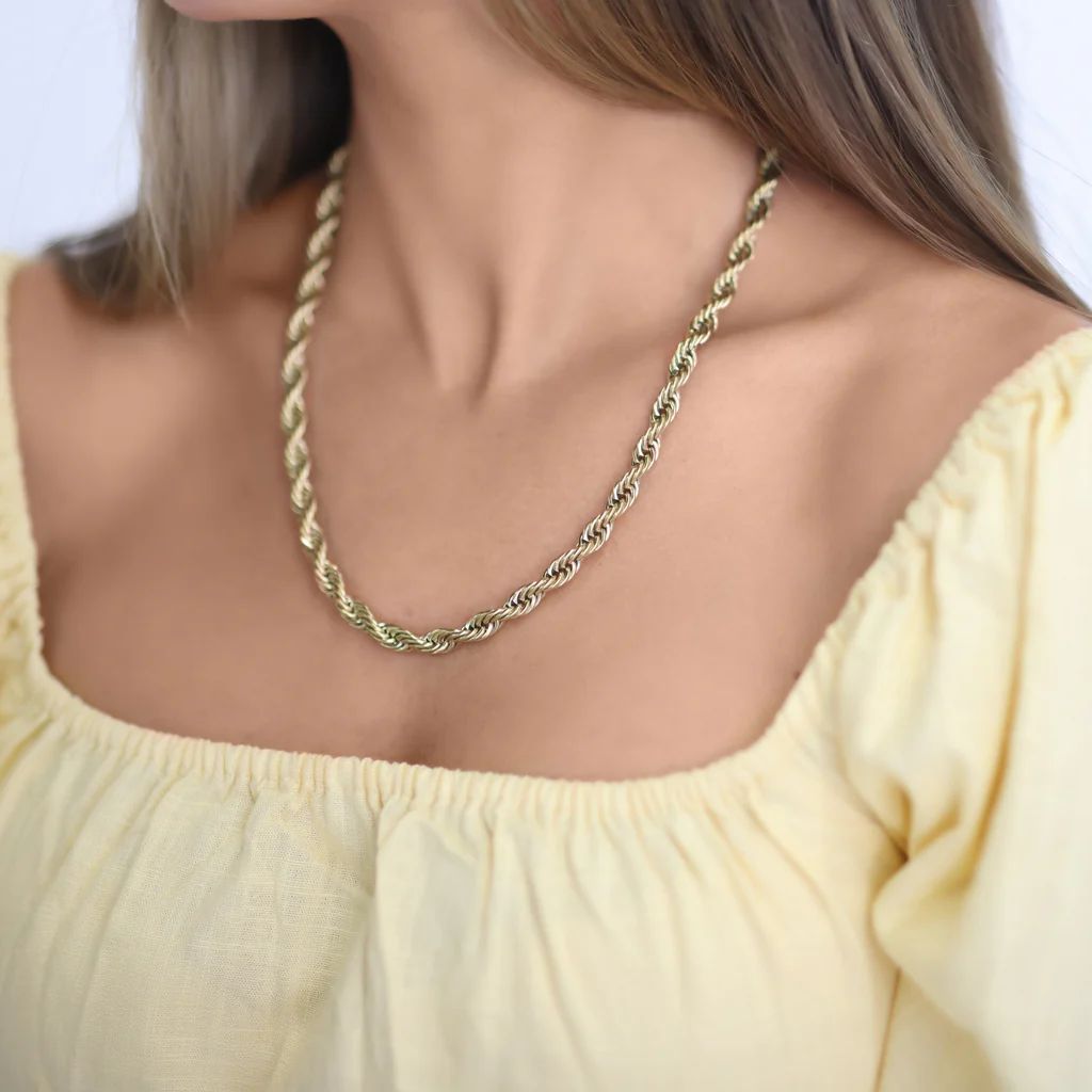 Rope Chain Necklace - 7mm | Lor By Cara Loren
