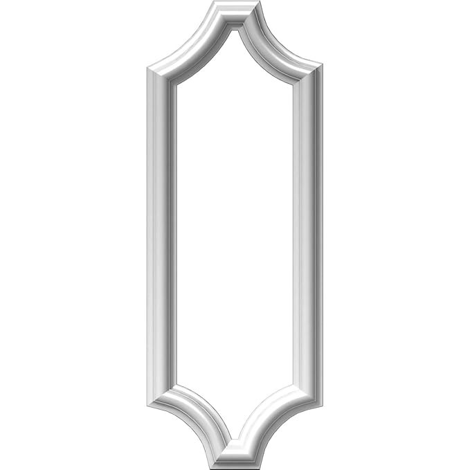 Ekena Millwork PNL08X24AS-02-CASE-4 8"W x 24"H x 1/2"P Ashford Molded Scalloped Wainscot Wall Pan... | Amazon (US)