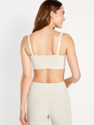 Light Support Seamless Ribbed Sports Bra | Old Navy | Old Navy (US)