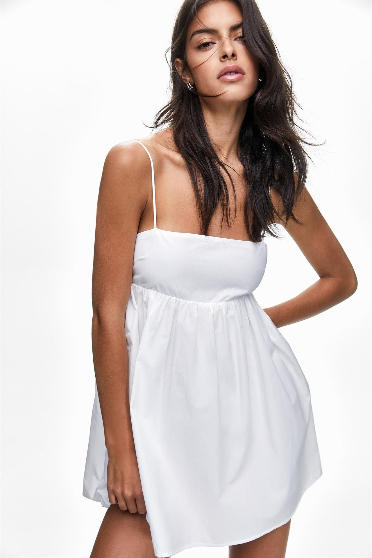 Short strappy playsuit dress | PULL and BEAR UK