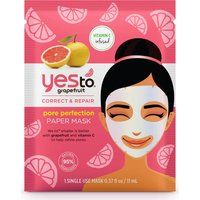 yes to Grapefruit Vitamin C Glow Boosting Paper Mask 20ml | Look Fantastic (US & CA)