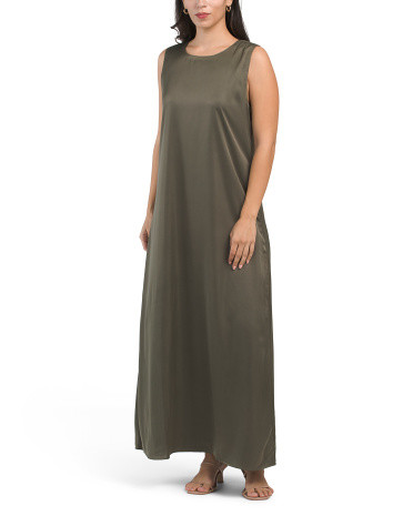 Satin Maxi Dress | TJ Maxx